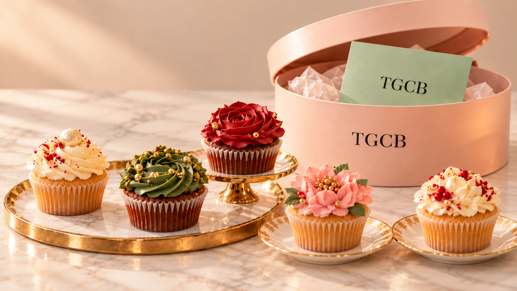 TGCB Christmas cupcake designs
